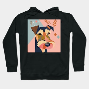 70s Welsh Terrier Vibes: Pastel Pup Parade Hoodie